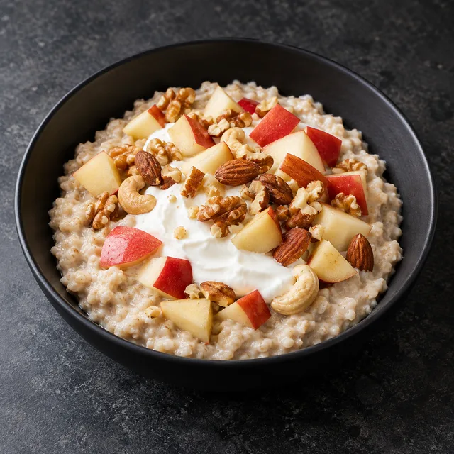 Illustrative serving of Oatmeal Power Bowl