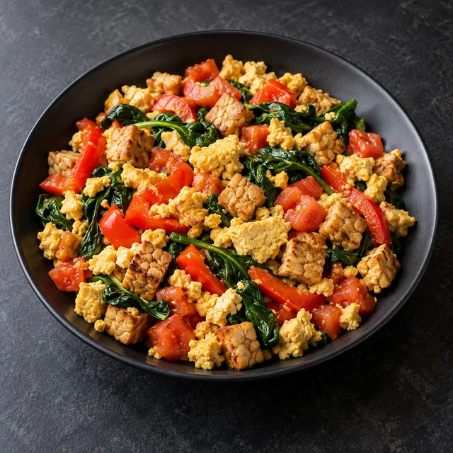 Illustrative serving of Tofu Morning Scramble